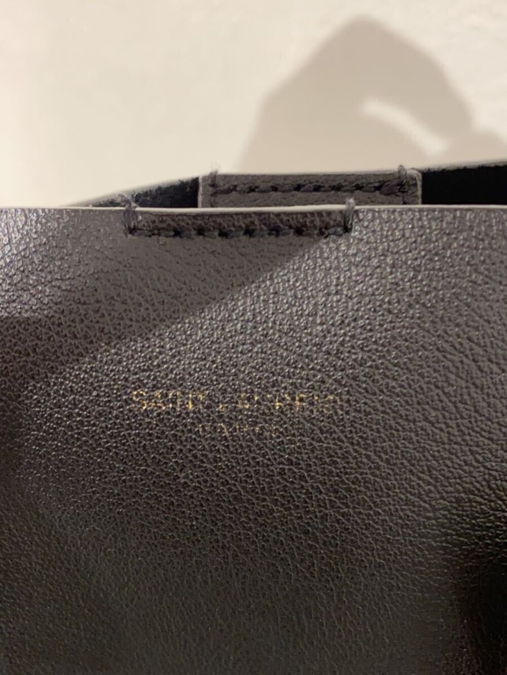 Saint Laurent Toy North South Shopping Tote dual top handles Black - Picture 5 of 7